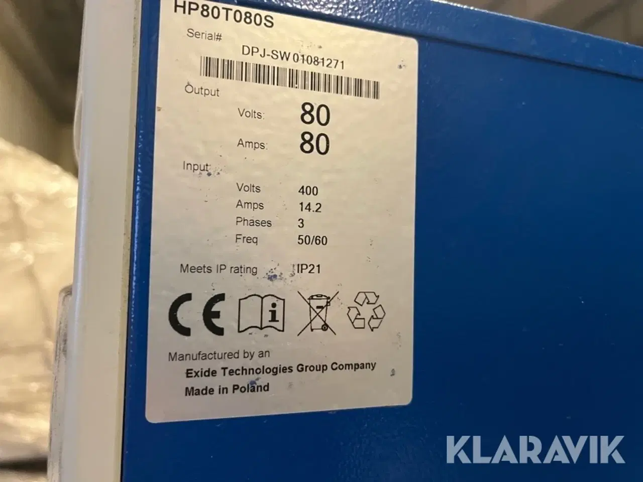 Billede 5 - Batteri GNB 2100 HP