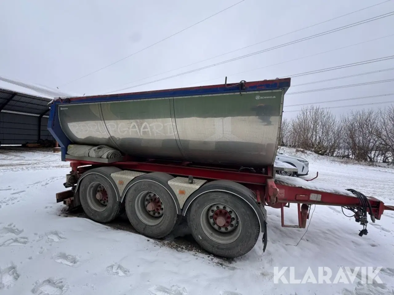 Billede 6 - Asfaltkærre Nopa Ktk220 3 akslet med tippelad