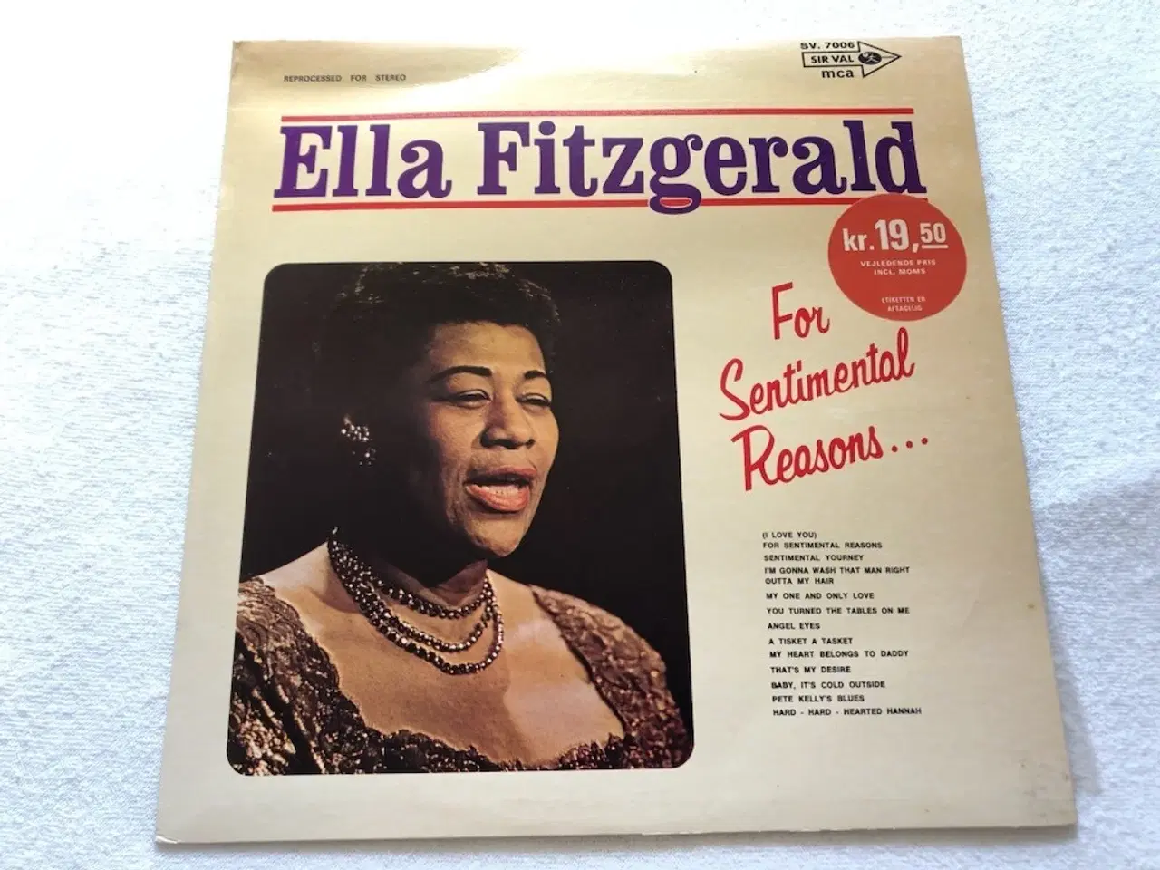 Billede 1 - Ella Fitzgerald, For Sentimental Reasons