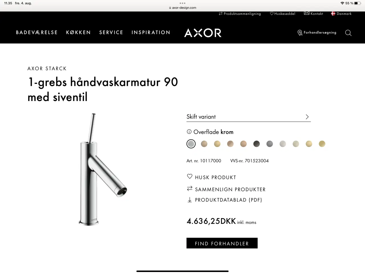 Billede 13 - Axor Hansgrohe Amatur