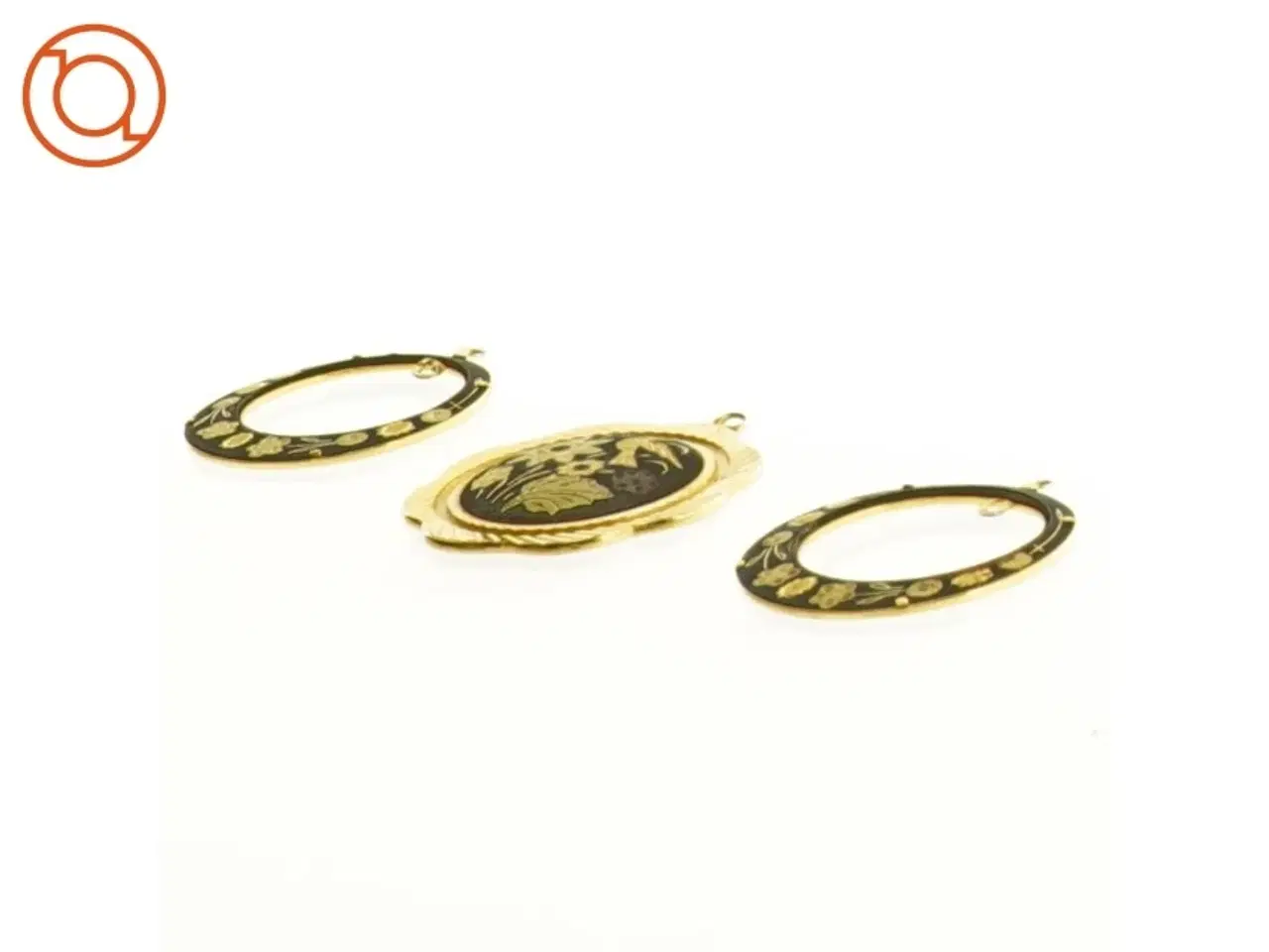 Billede 2 - Vintage messing vedhæng (str. 4 cm)