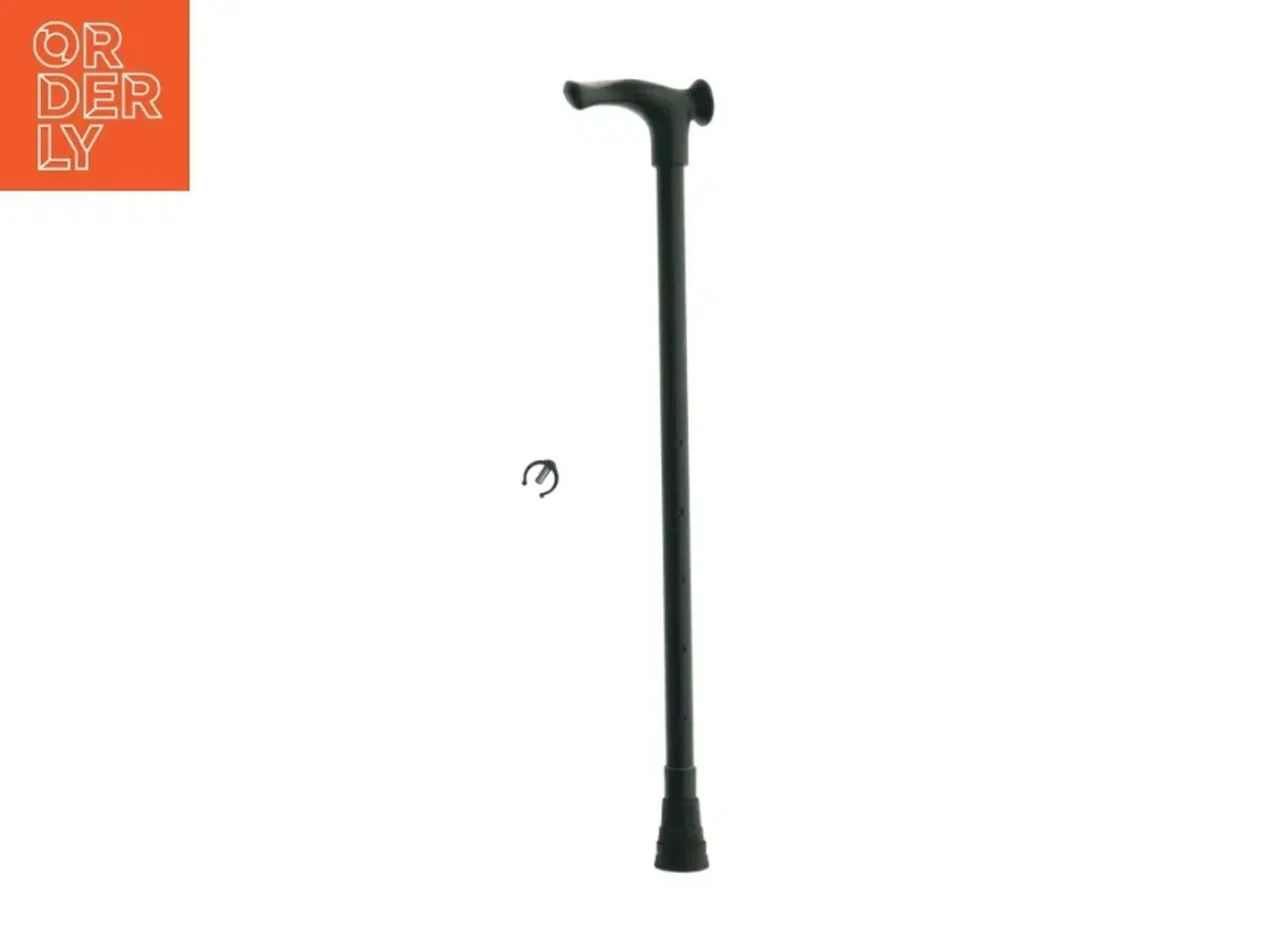 Billede 1 - Sort solid justerbar stok (str. 71 til 94 cm)
