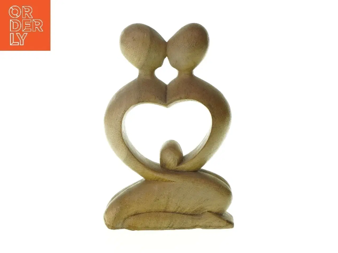 Billede 1 - Figur i træ (str. LBH 13x4x19 cm)