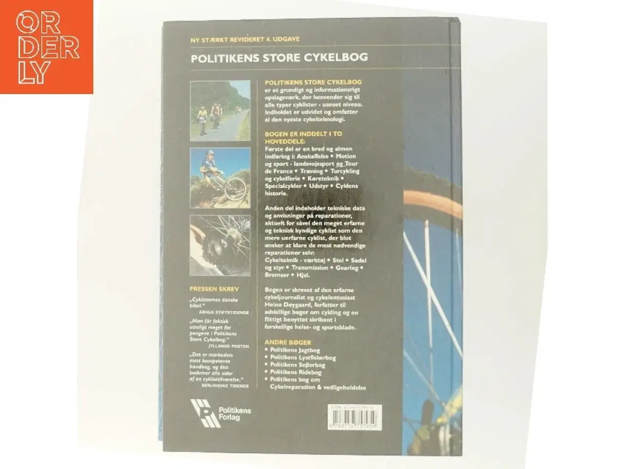Billede 3 - Politikens store cykelbog : træning, teknik, turoplevelser af Heino Døygaard (Bog)