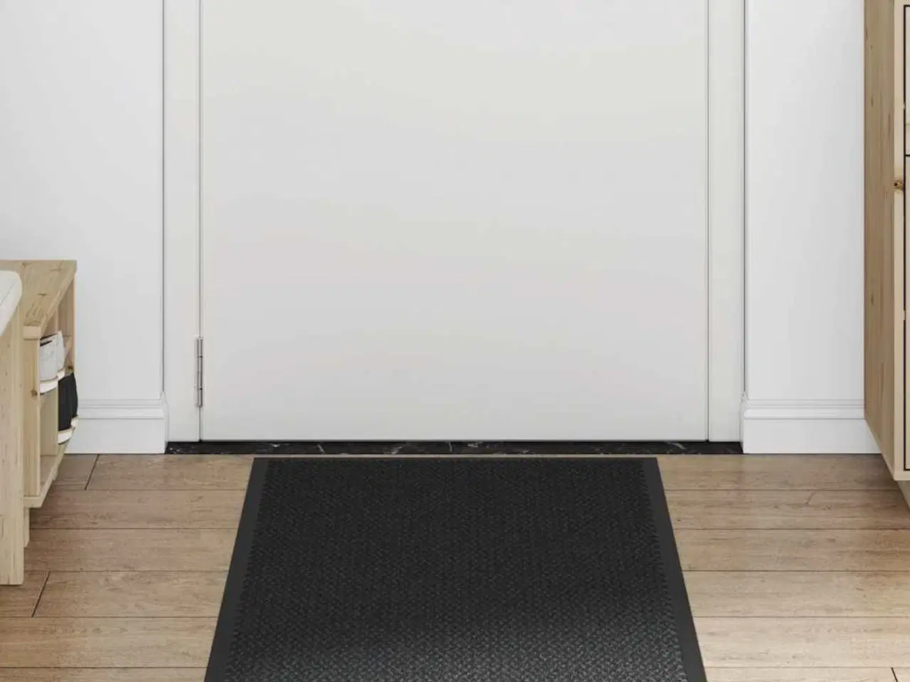 Billede 3 - Dørmåtte Sort 60x180 cm