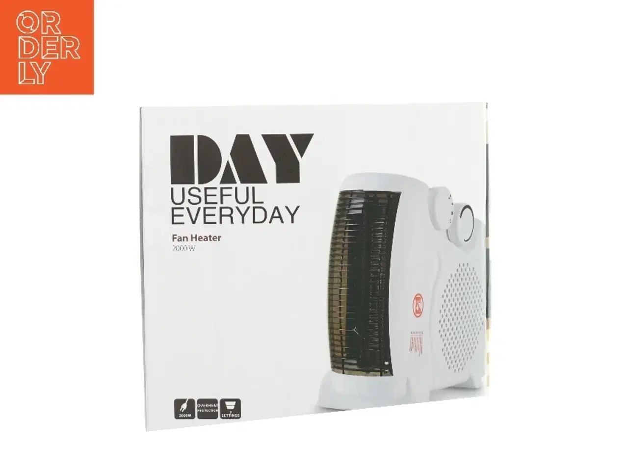 Billede 4 - Fan heater fra Day (str. LBH 23x12x24 cm)