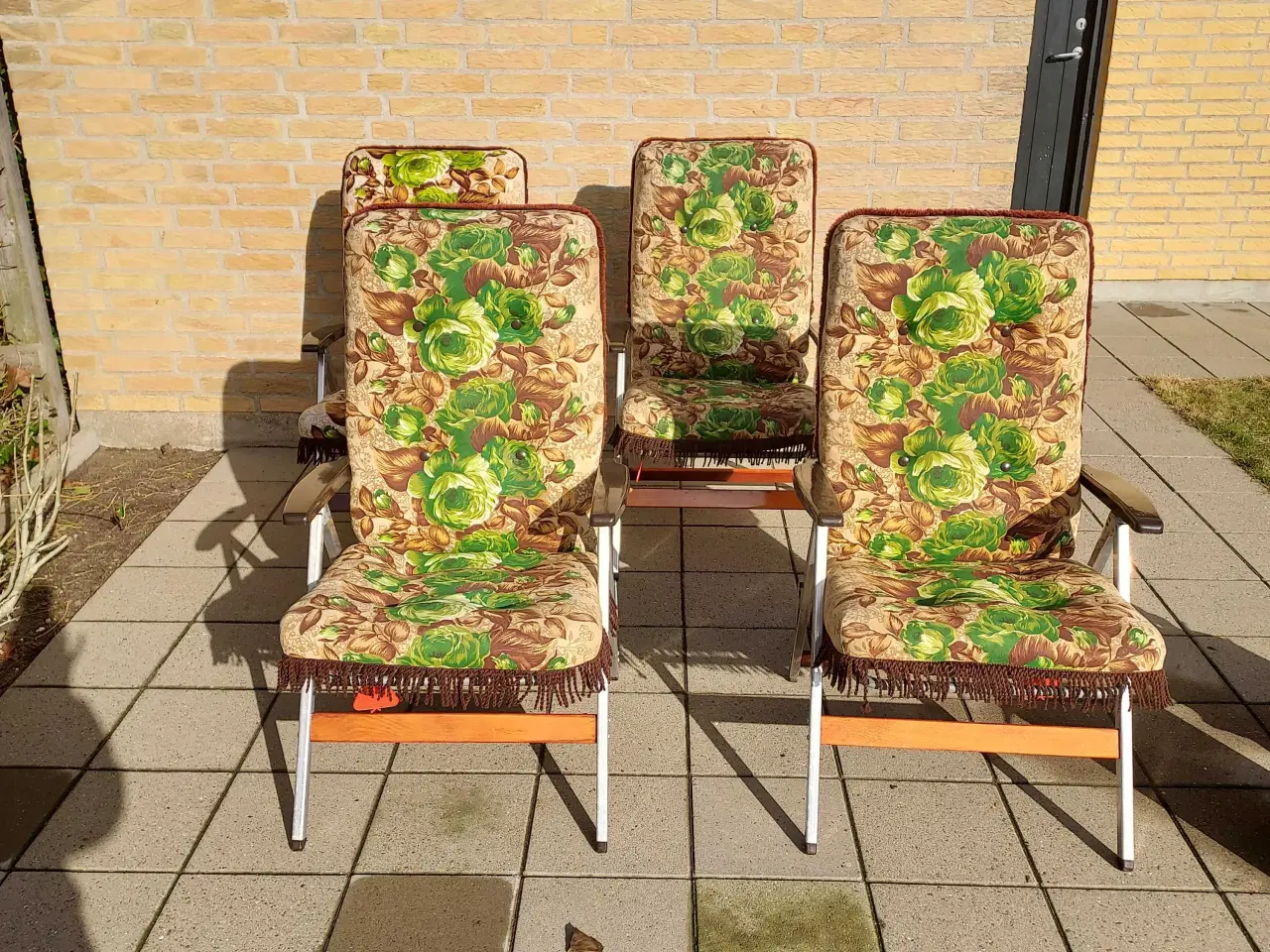 Billede 8 - 4 stk retro havestole / camping stole 