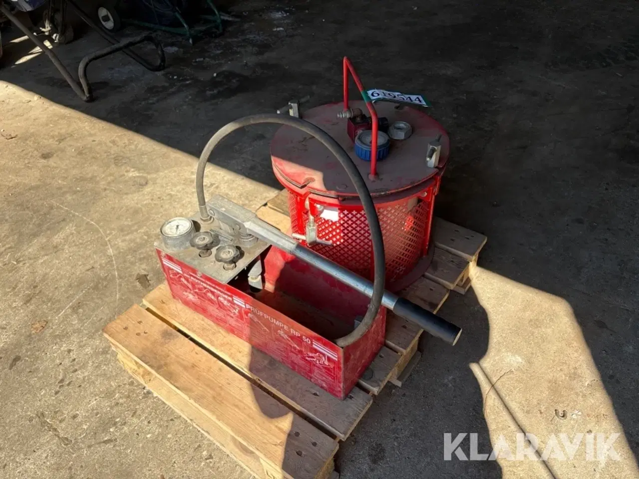 Billede 1 - Trykpumpe og spand Rothenberger RP 50-60