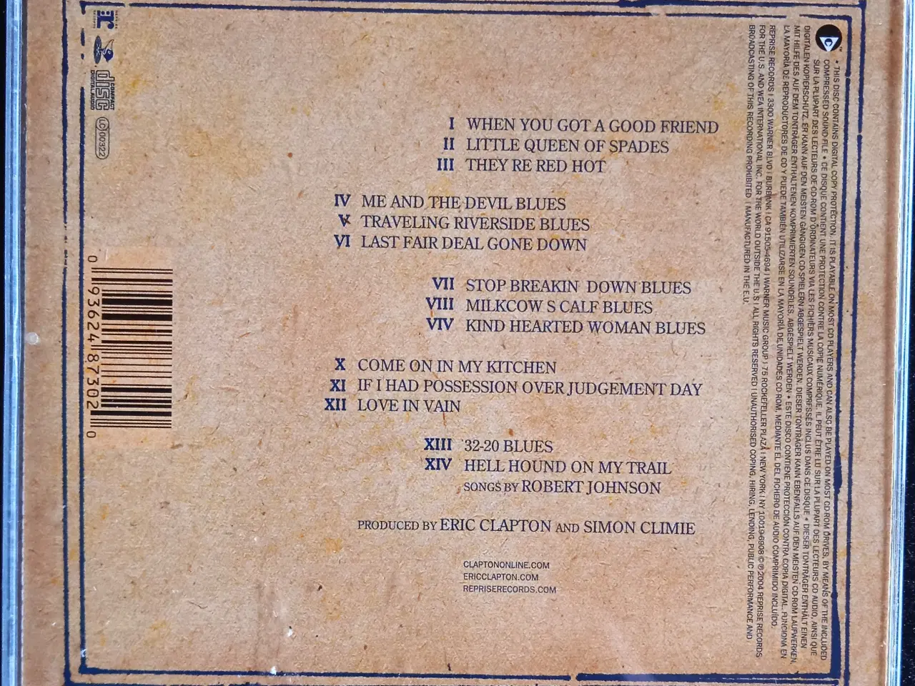 Billede 2 - Eric Clapton - Me And Mr Johnson