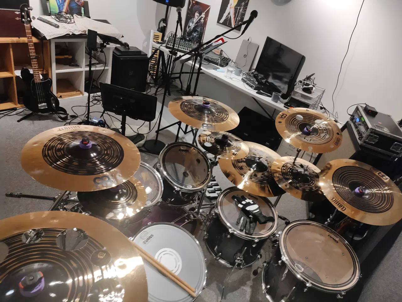 Billede 1 - Komplet trommesæt med ALT
