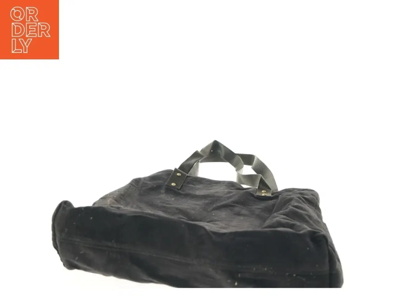 Billede 2 - Sort stof taske (str. 41x40x11 cm)