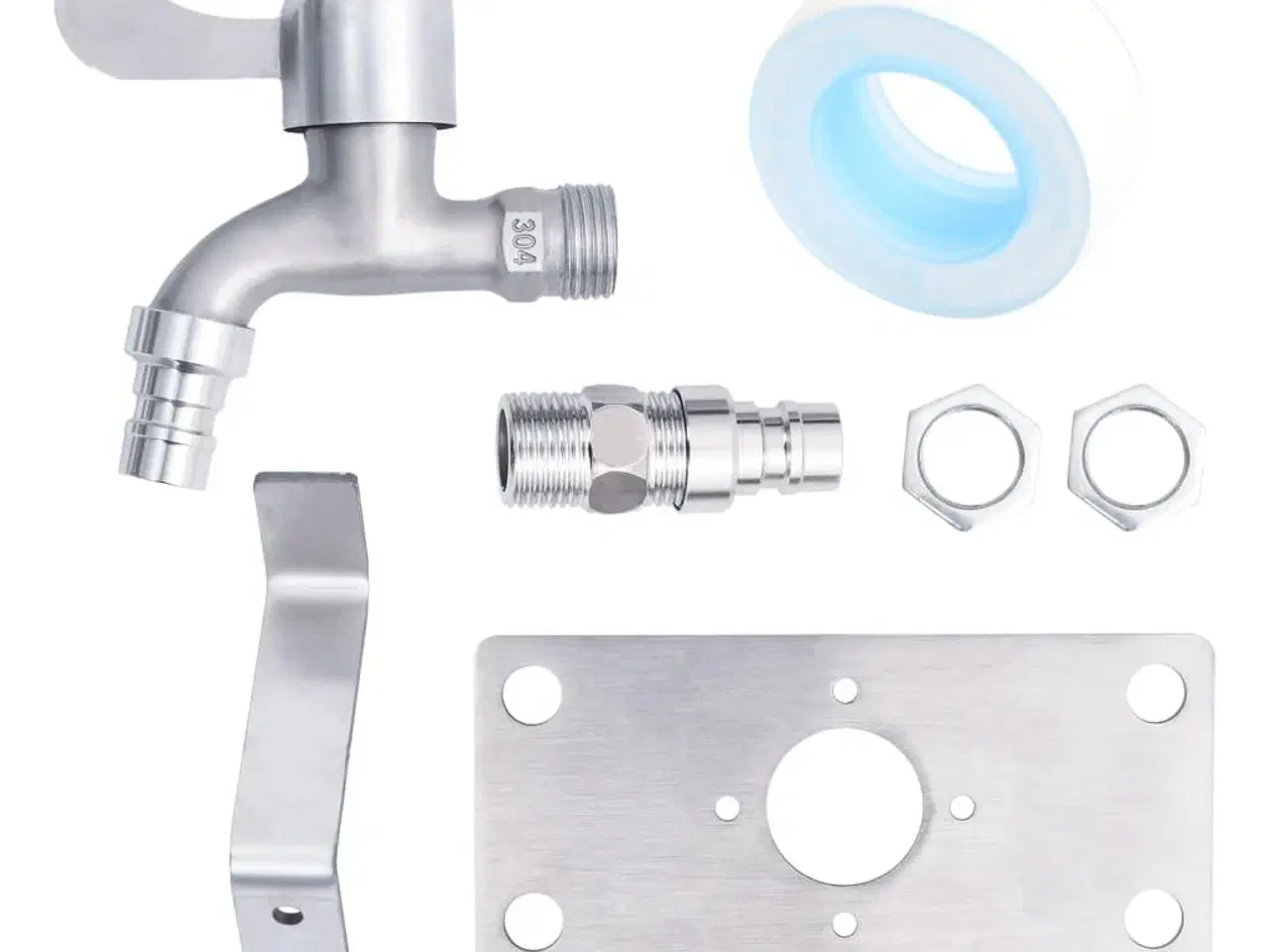 Billede 7 - Vandsøjle 100 cm rund rustfrit stål