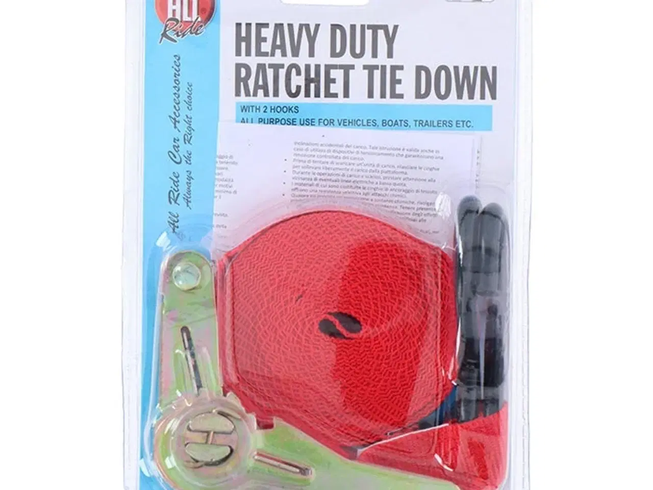 Billede 1 - Allride Spænderem, heavy duty, 2 kroge, 5m.