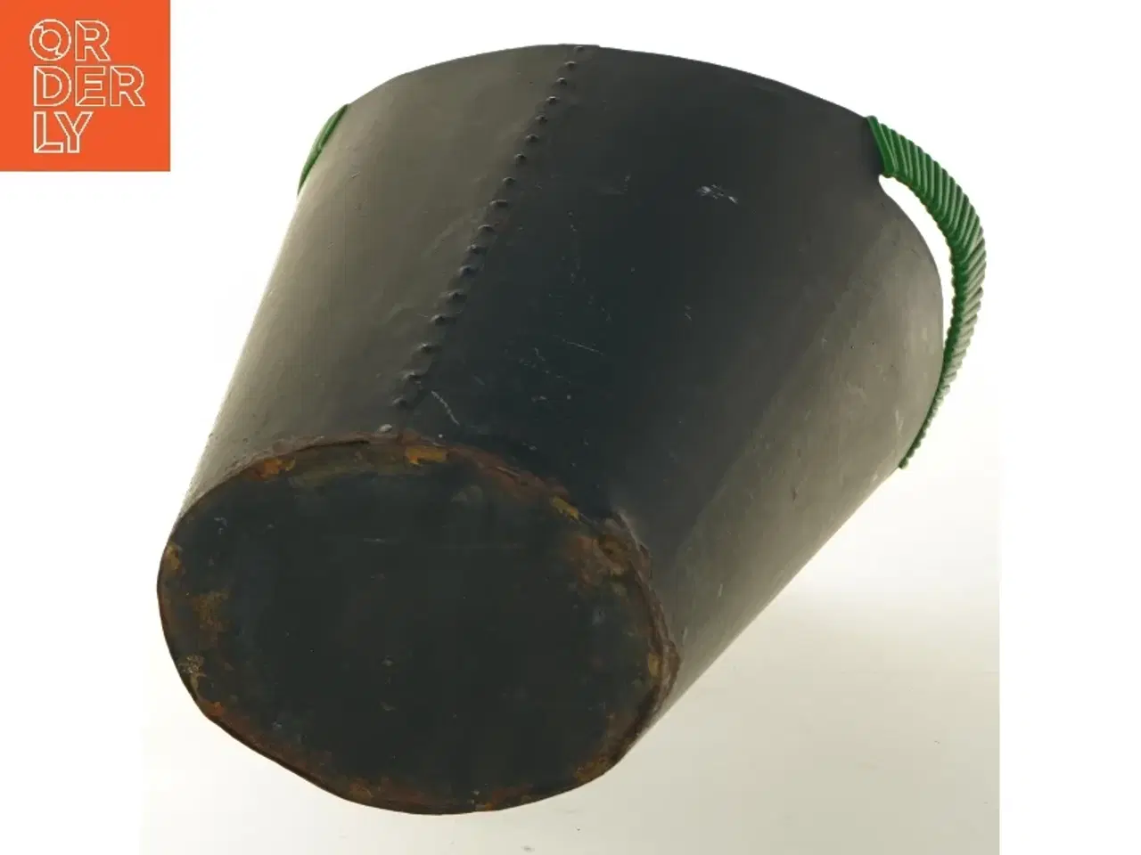 Billede 3 - Vintage skraldespand med håndtag (str. Ø 16,5x Ø 13x34 cm)