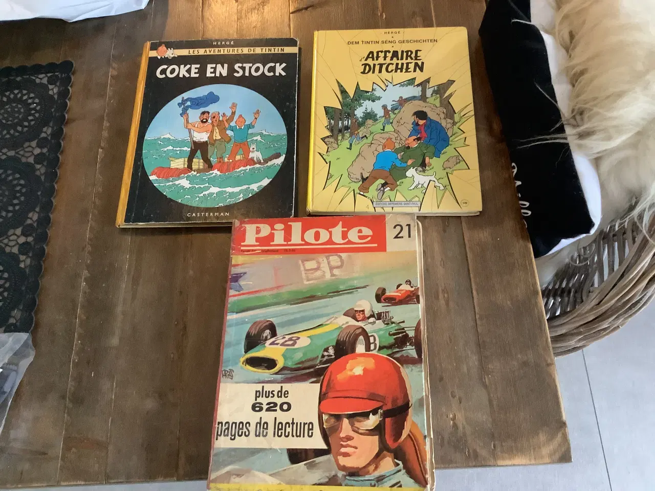 Billede 1 - Vintage Tintin (bl.a. Luxembourg og 1. Udgave) 