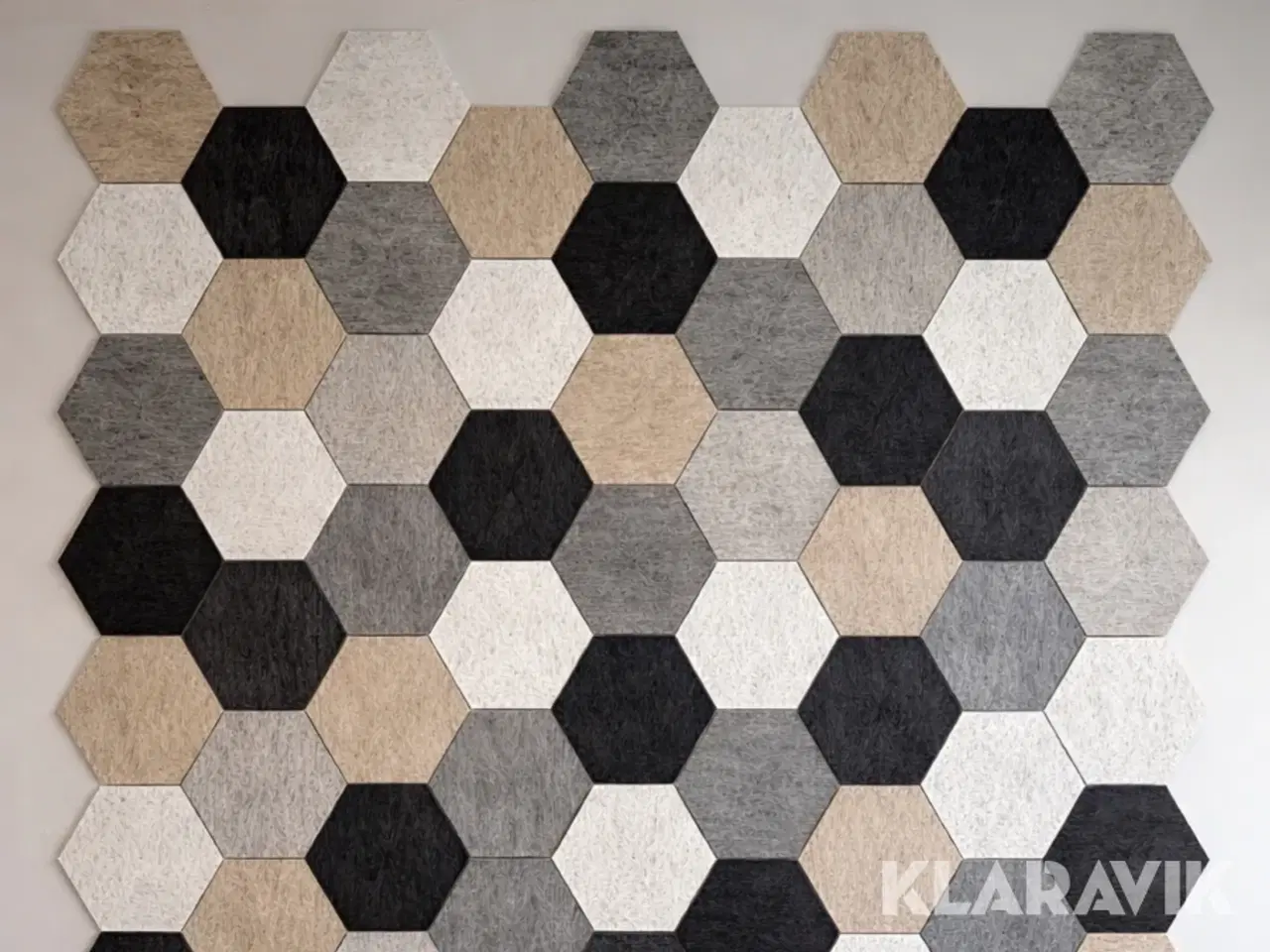Billede 1 - Træbeton plader Fibrotech Hexagon 216 styk