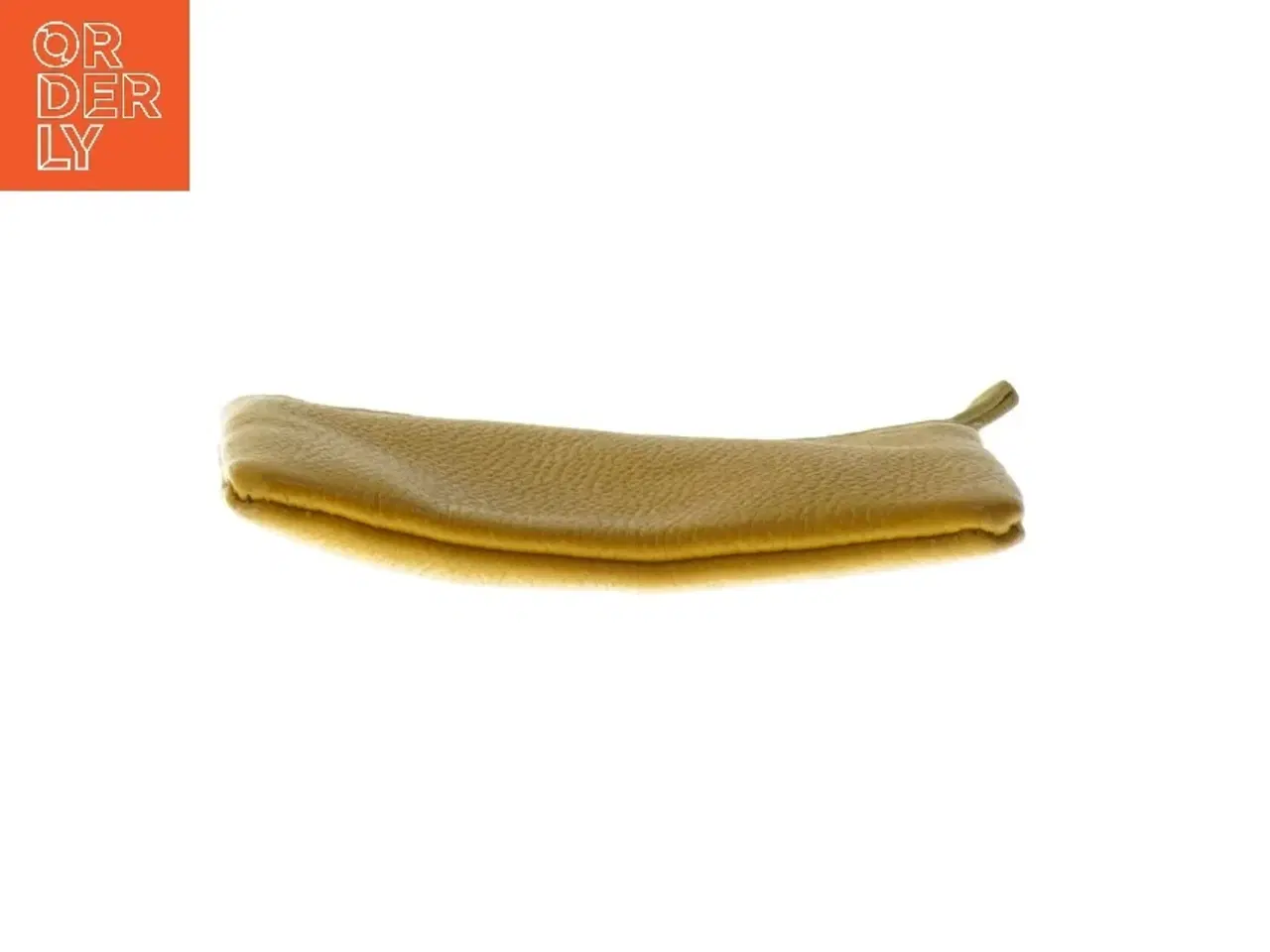 Billede 3 - Gul pung med lynlås (str. 9x11,5 cm)