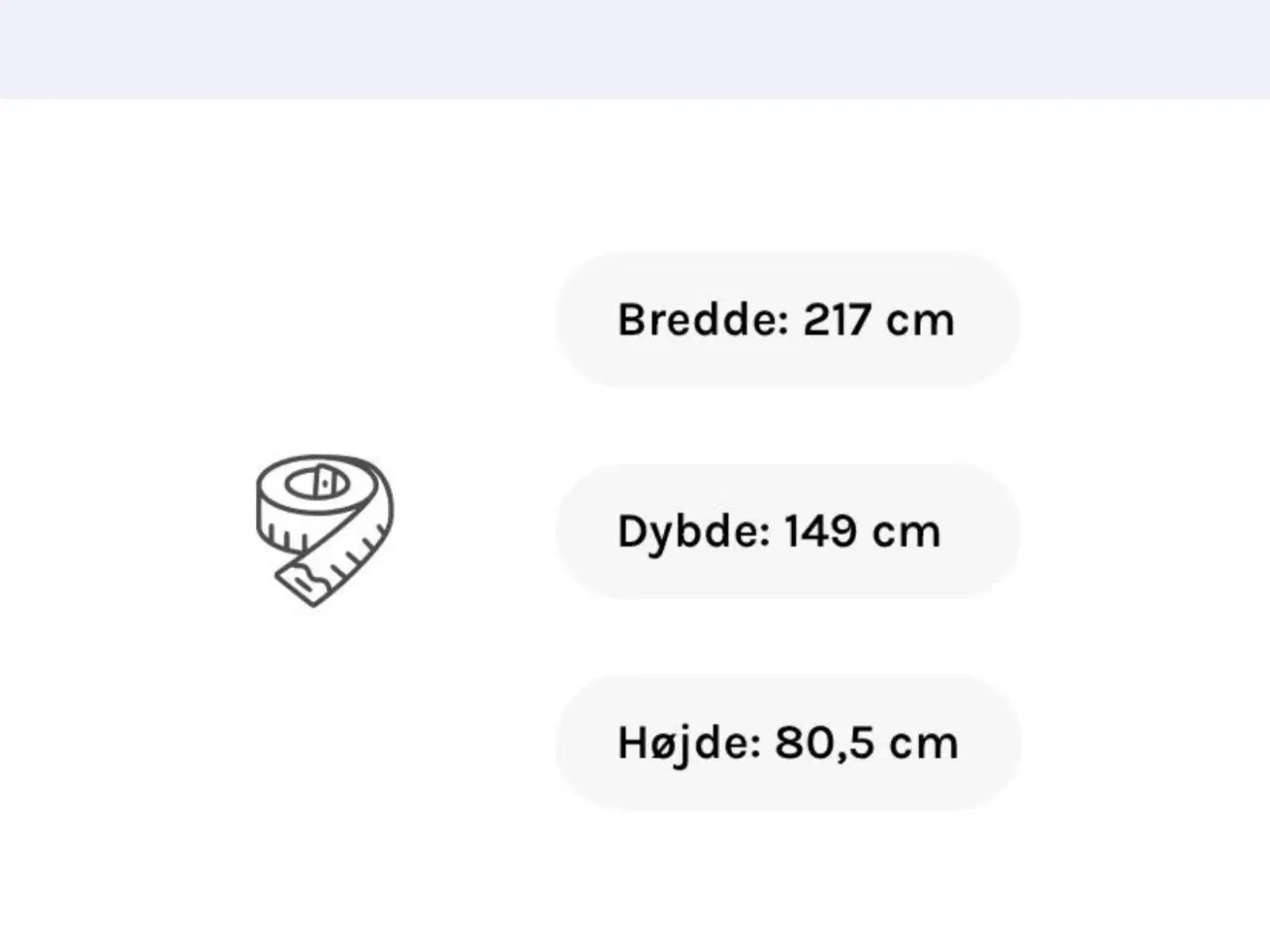 Billede 6 - Sofa med vendbar chaiselong 