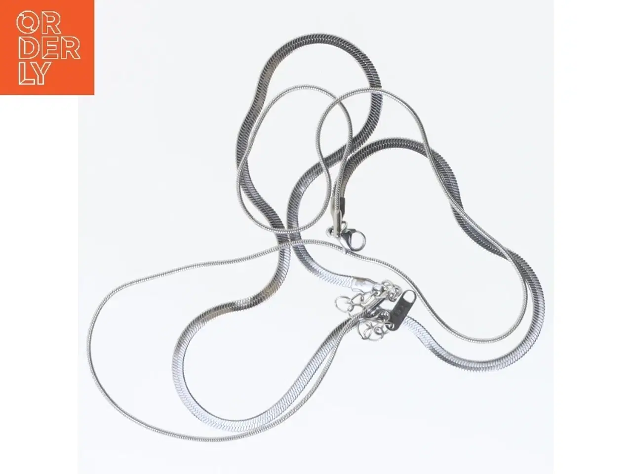 Billede 2 - Sølvhalskæde (str. 82 cm)