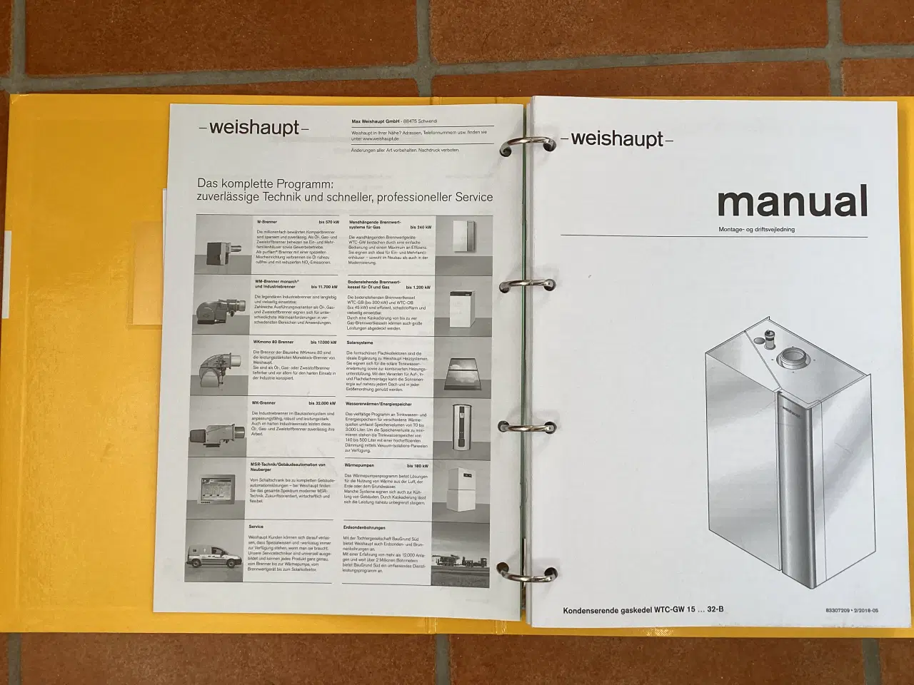 Billede 3 - Weishaupt gaskedel med ekstern varmtvandsbeholder.