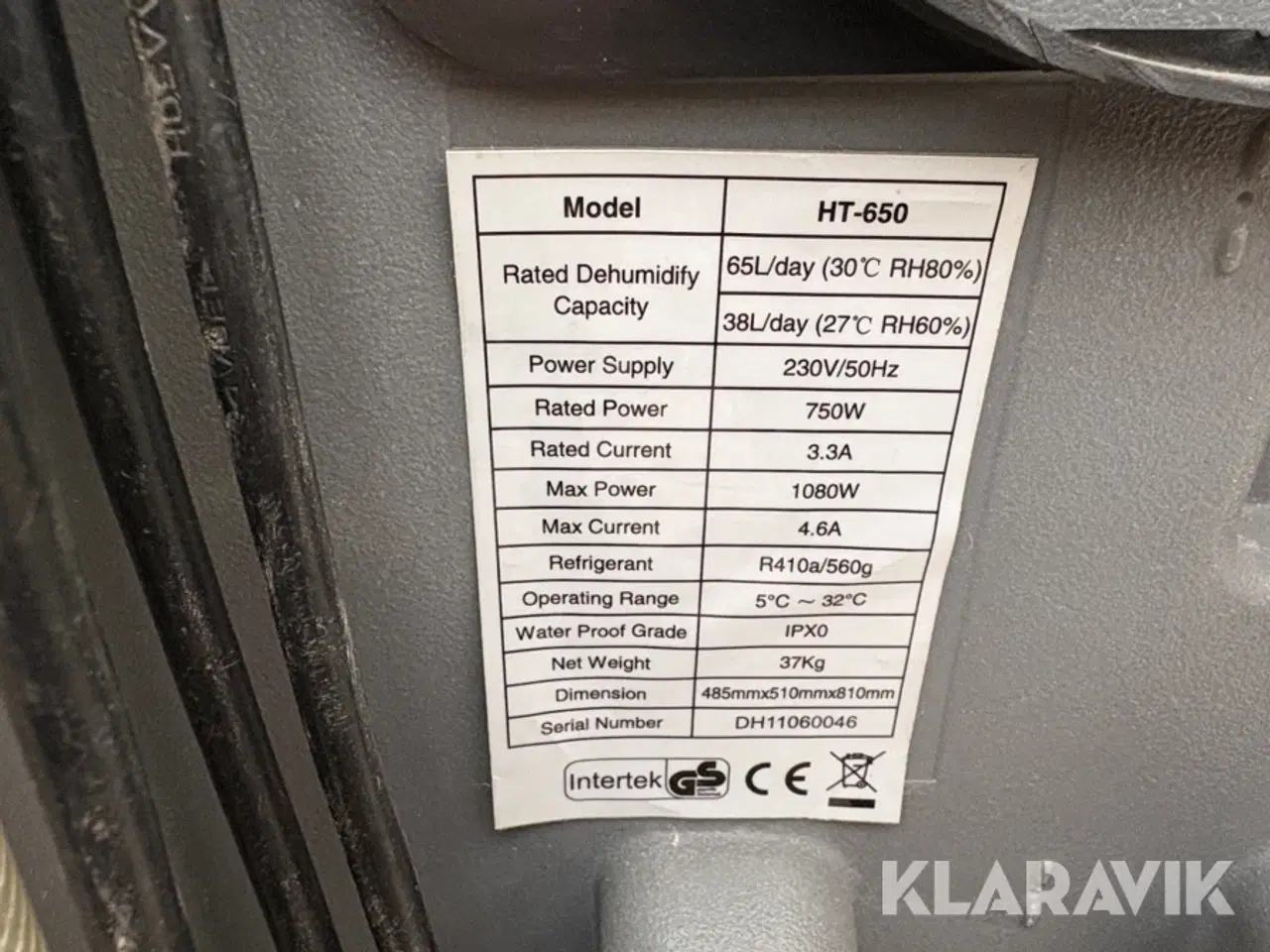 Billede 7 - Affugtere Intertek HT 650 2 styk