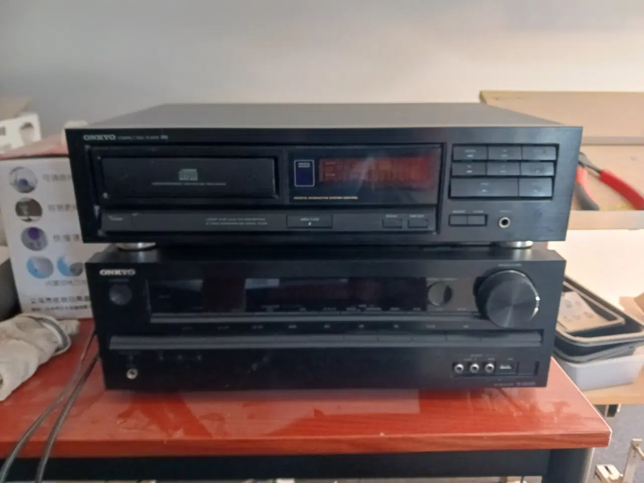 Billede 1 - Reciver og CDafspiller Onkyo TX-SR300/DX-1700