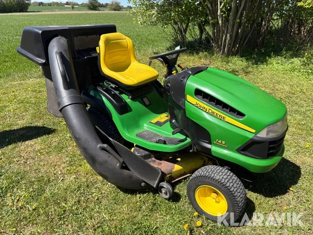 Billede 7 - Havetraktor John Deere 145B med opsamler