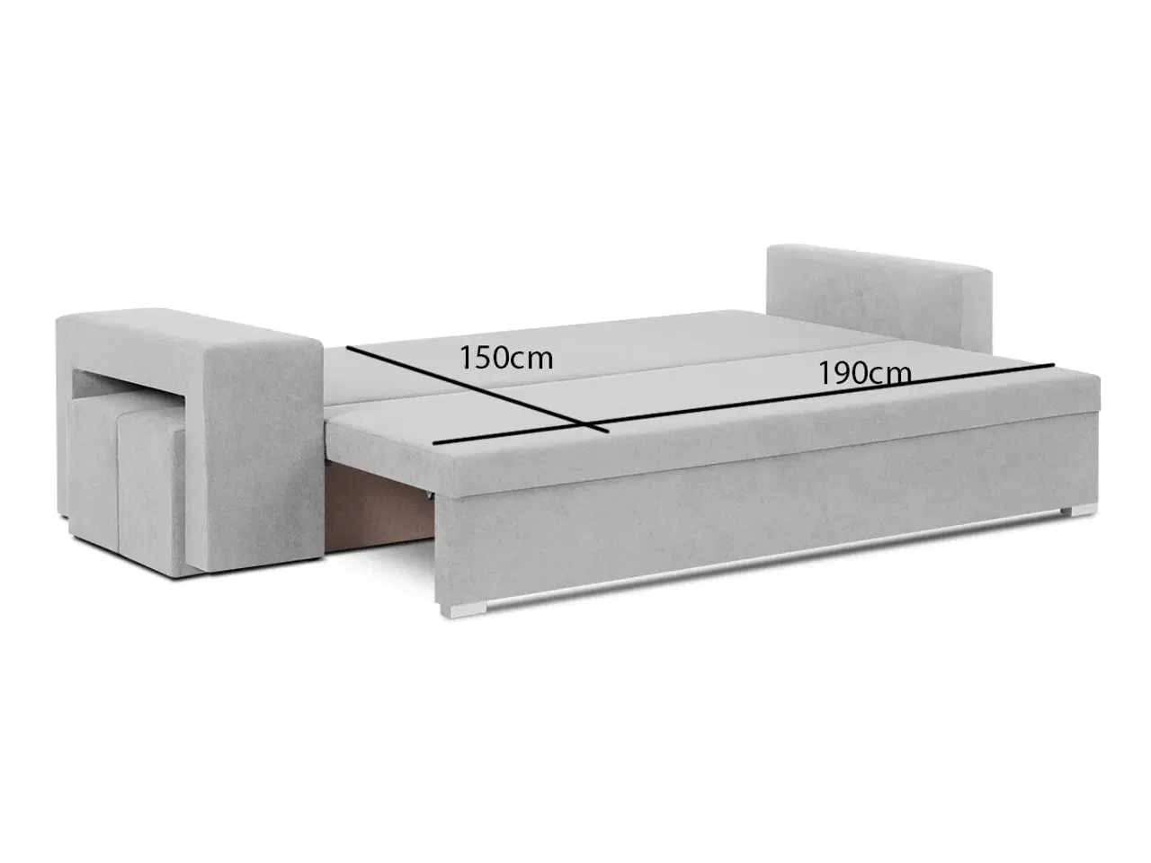 Billede 9 - 3-per. sofa med sovefunktion DOTEKS-2