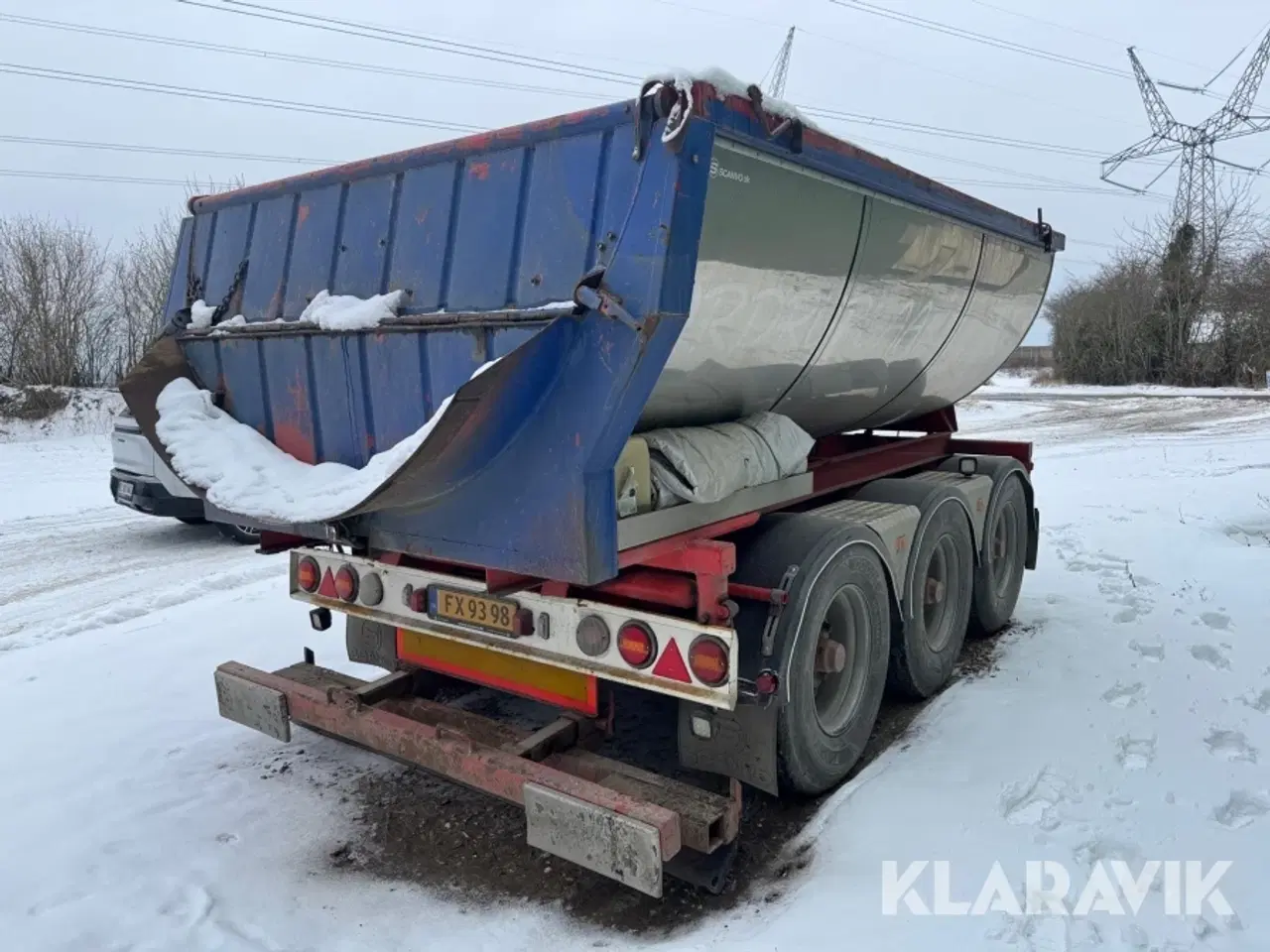 Billede 3 - Asfaltkærre Nopa Ktk220 3 akslet med tippelad