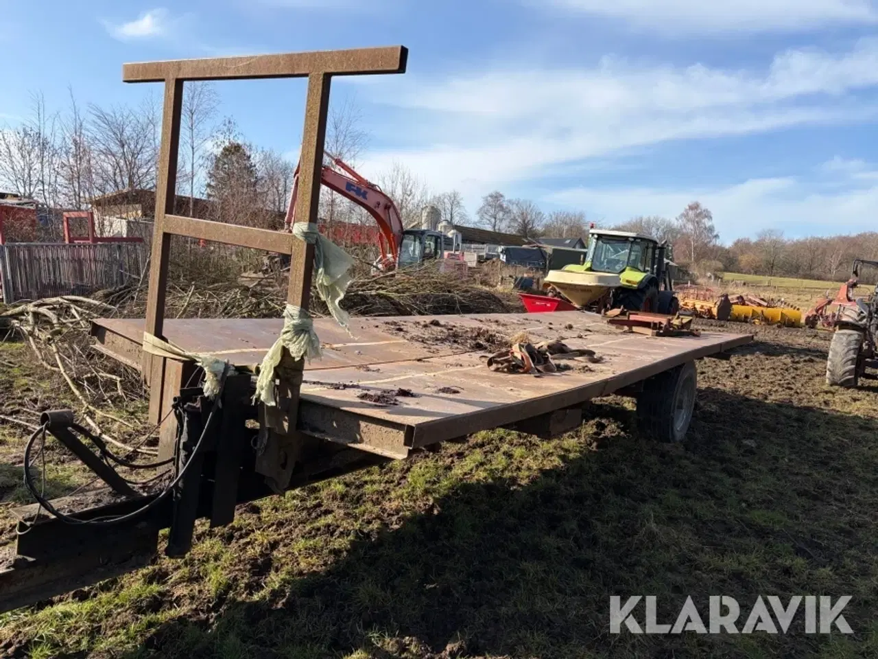 Billede 1 - Landbrugsvogn med hydraulisk vogn bremse