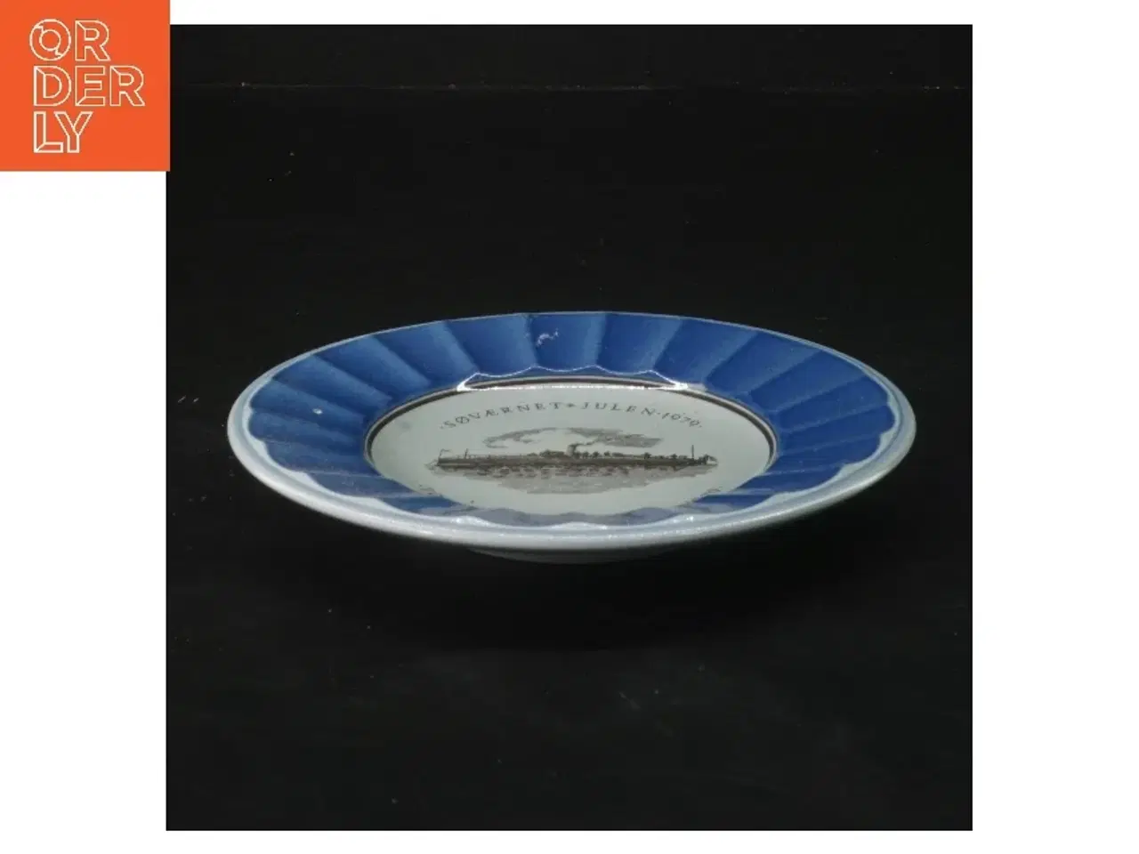Billede 2 - Porcelænstallerken med motiv fra Royal Copenhagen (str. Ø 16 cm)