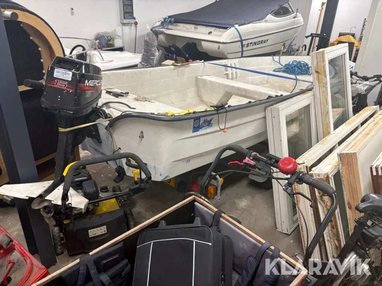 Billede 3 - Fiskerjolle + bådtrailer