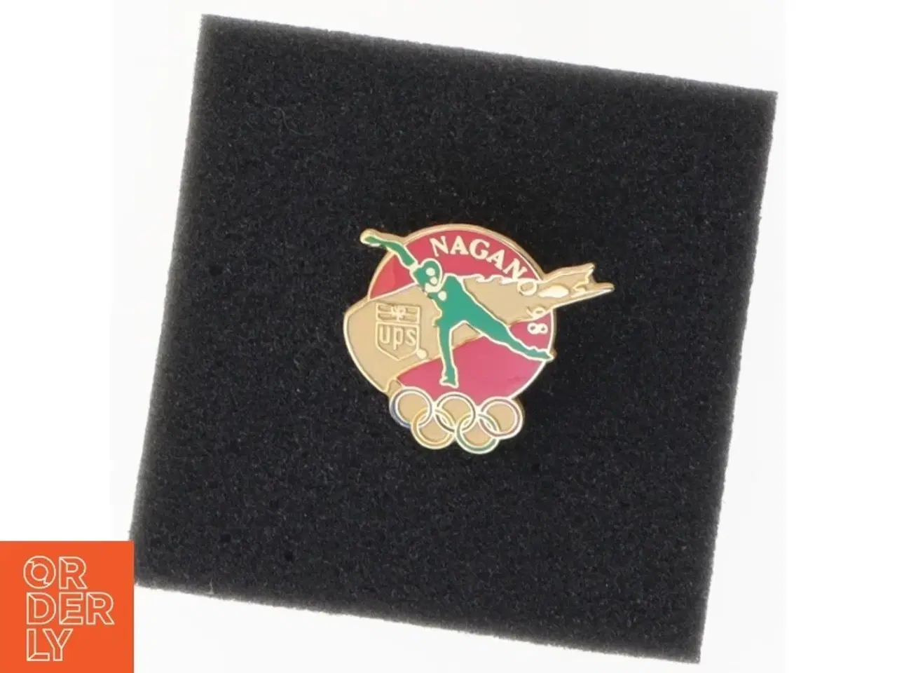 Billede 1 - Nagano 1998 Olympiske Lege UPS Sponsor Pin (str. 3 cm)