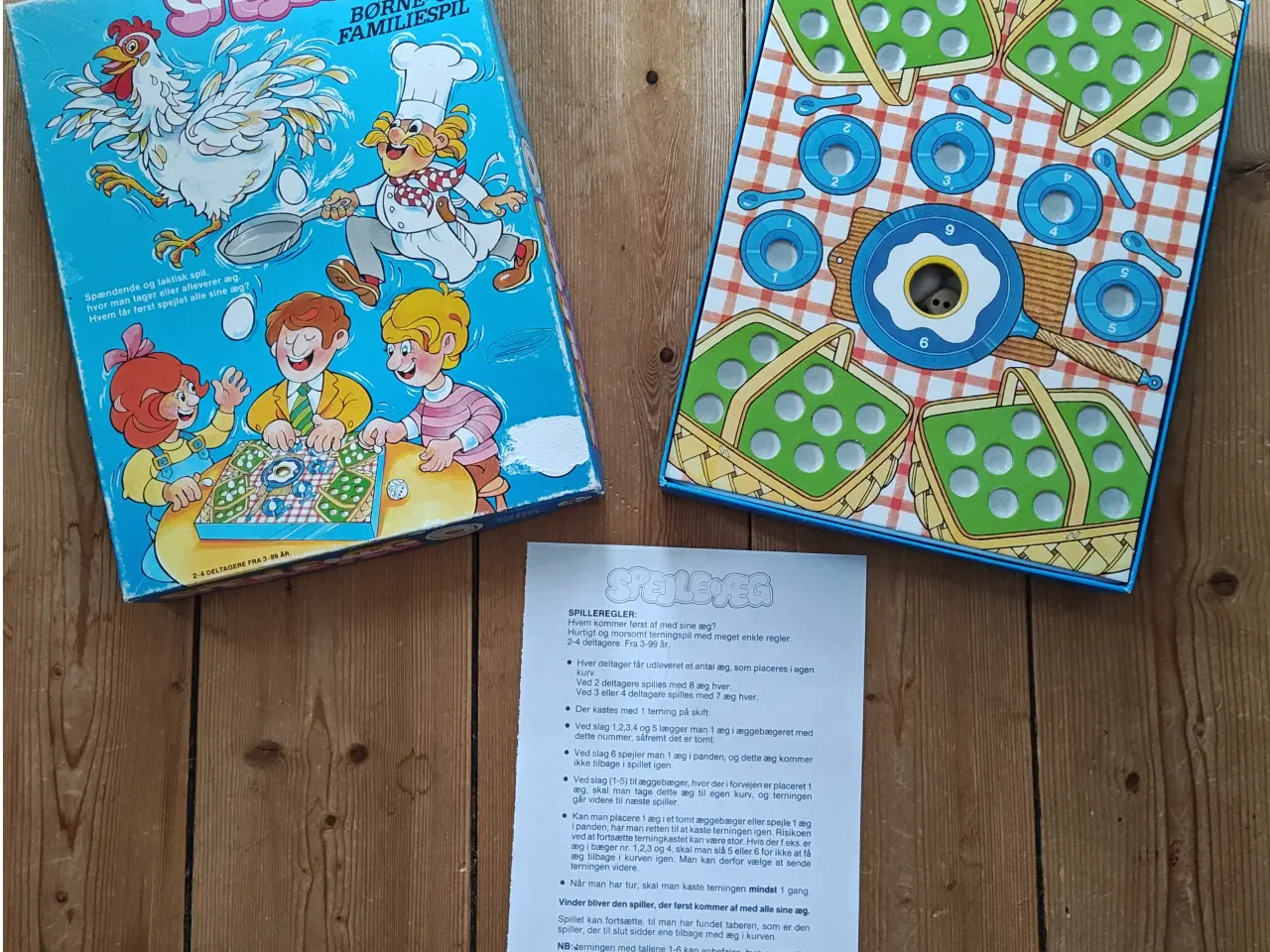 Billede 1 - Gammelt retro Spejle æg Brætspil Spejlæg spejleæg