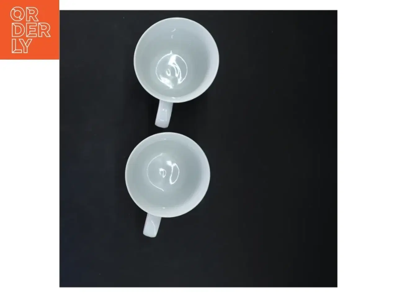 Billede 2 - Hvide porcelænskrus fra Rrstrand (str. 11x10 cm)