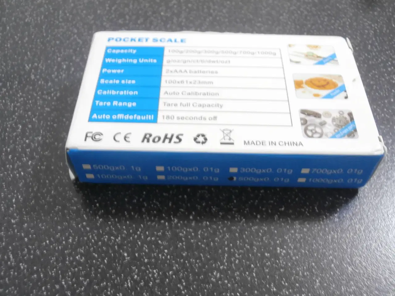 Billede 10 - NY DIGITAL VÆGT    500g   0,01g