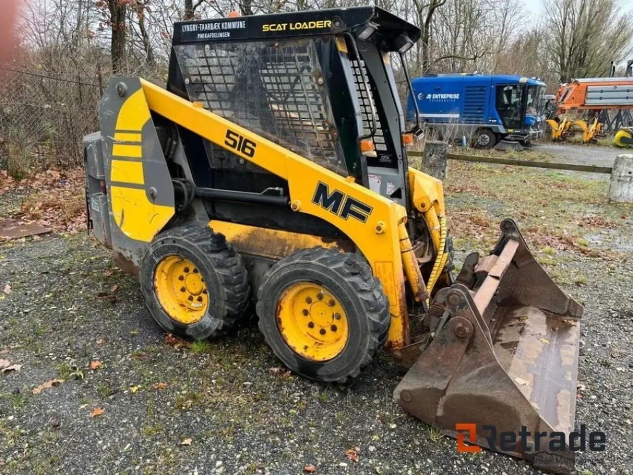 Billede 3 - MF 516 Skid Loader