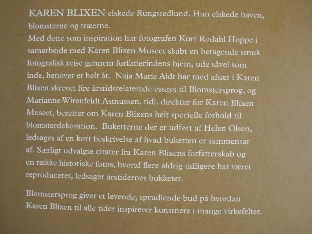 Billede 2 - blomstersprog - buketter fra karen blixens have, f