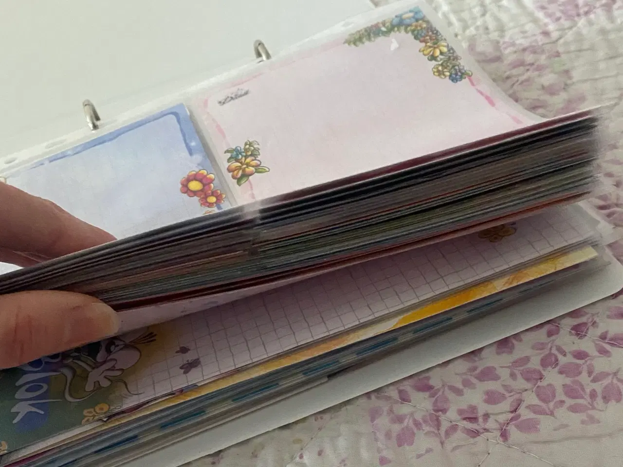 Billede 7 - Diddl papir i mappe