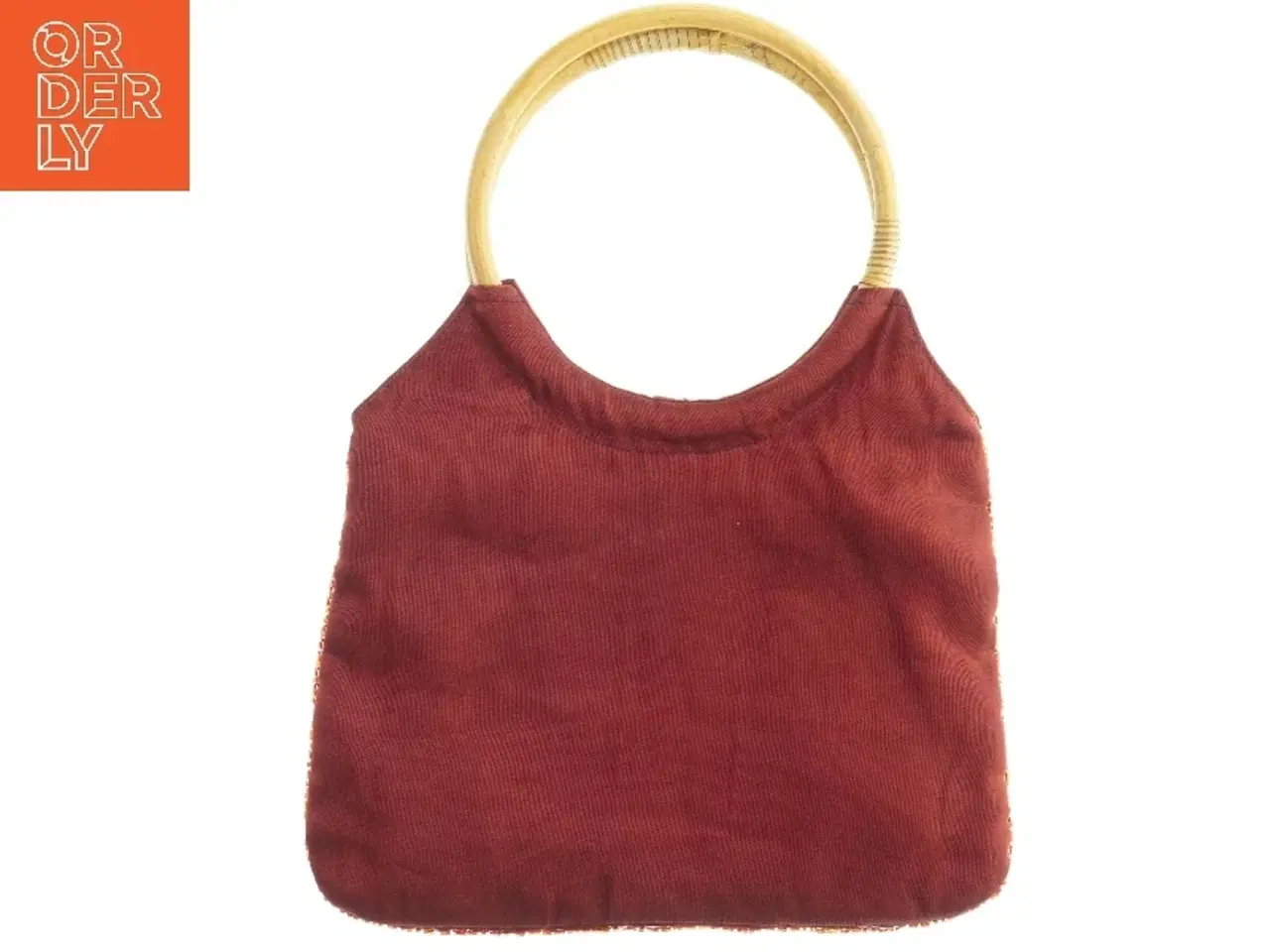 Billede 2 - Broderet håndtaske med palietter (str. 45 x 30 cm)