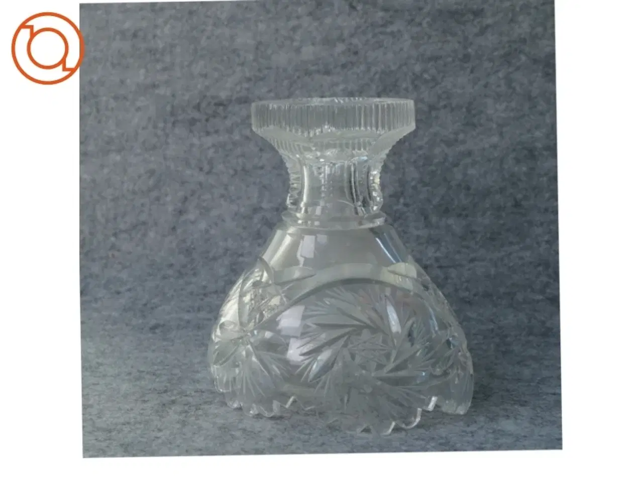 Billede 2 - Vase i krystal (str. 15 x 13 cm)