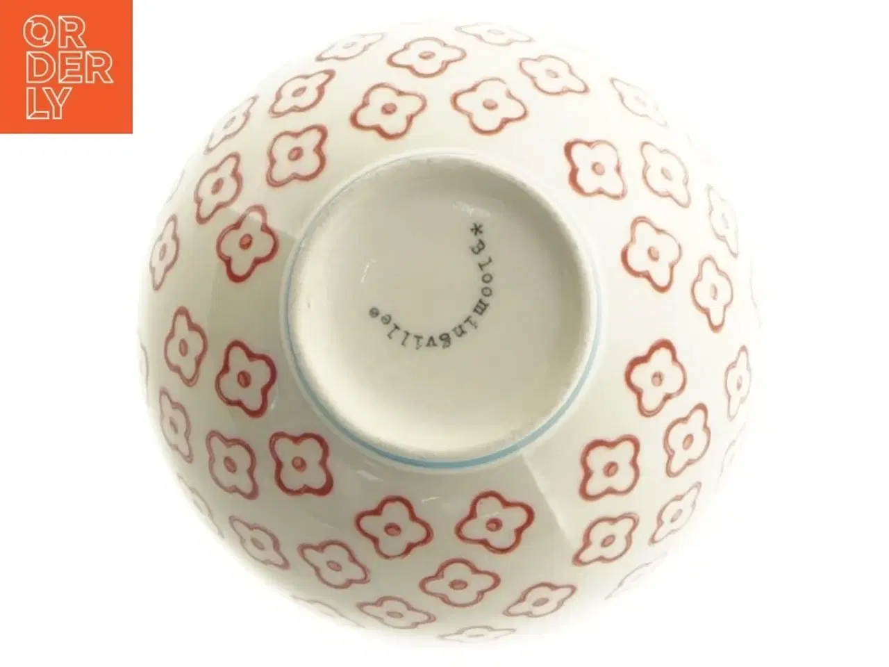 Billede 3 - Keramikskål med blomstermønster fra Bloomingville (str. 6 x 10 cm)