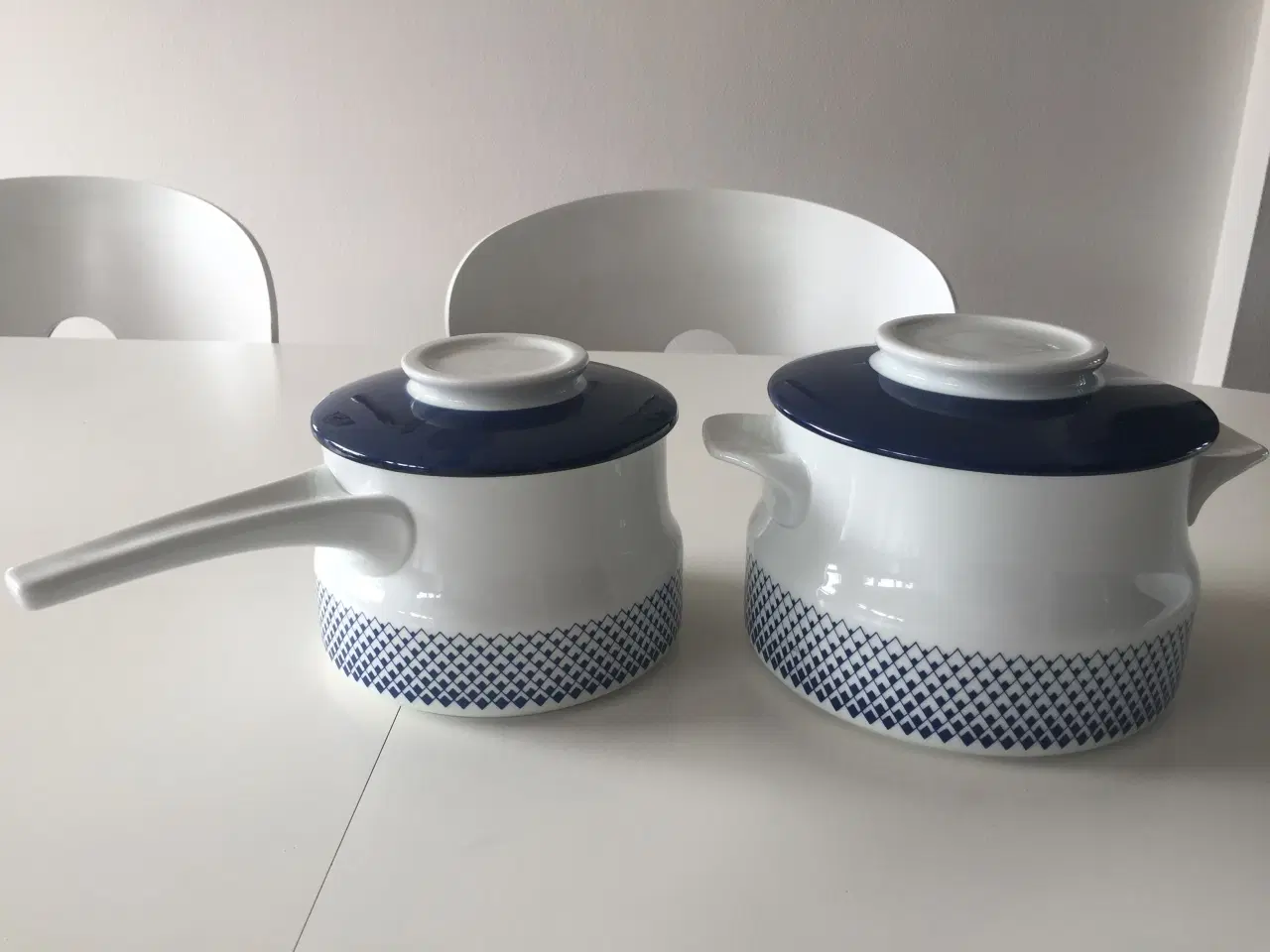 Billede 1 - Lyngby Rombe ildfaste lågpotter