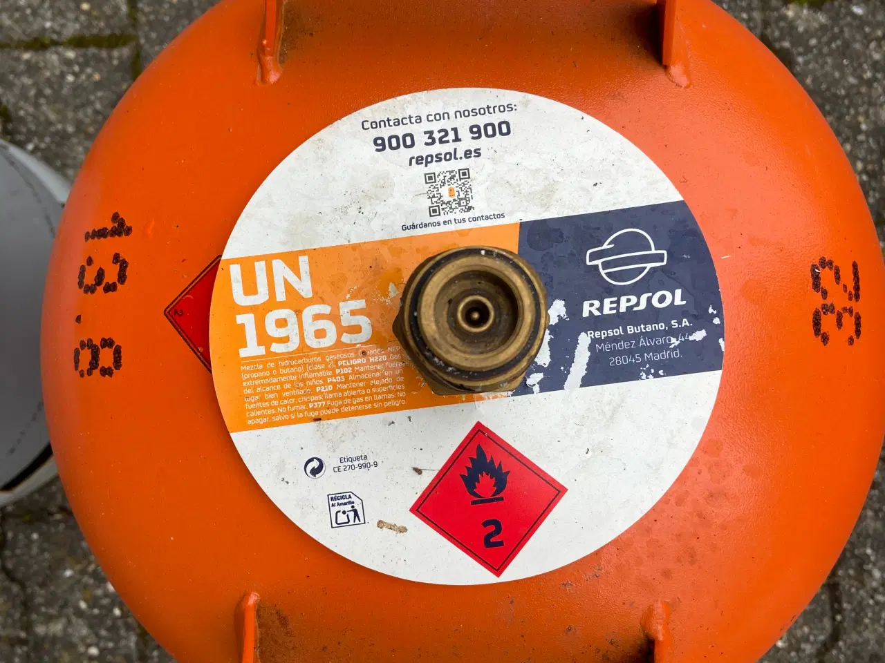 Billede 2 - Gas flaske. Spansk model. Uden gas
