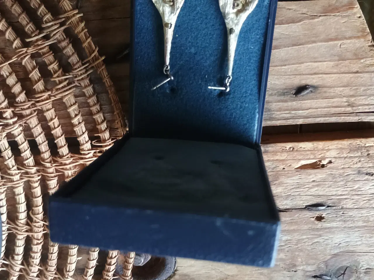 Billede 4 - Øreringe, sterlingsølv bronzefarvet