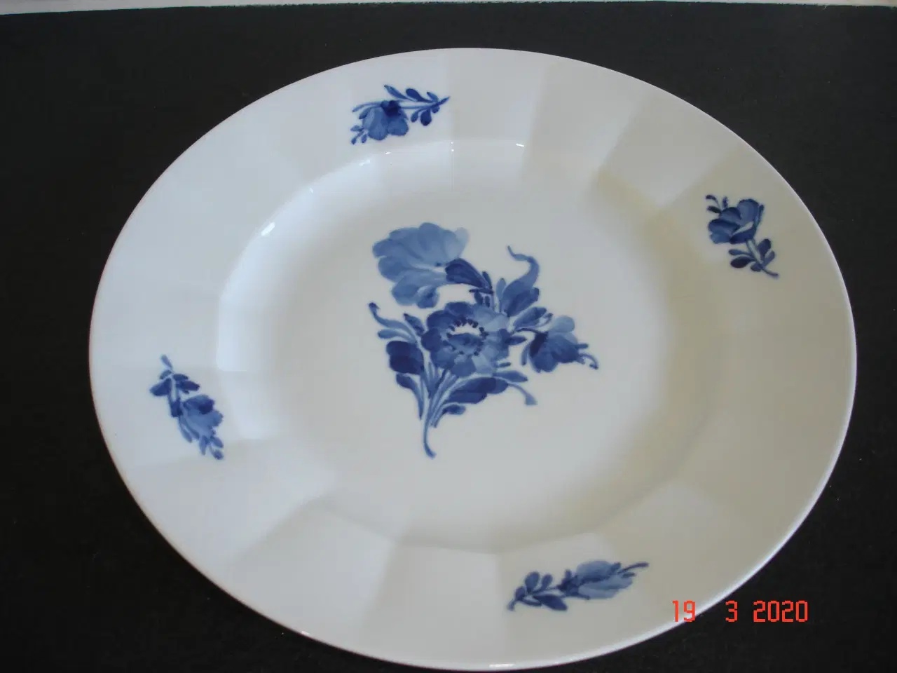 Billede 1 - Porcelæn "Blå blomst"