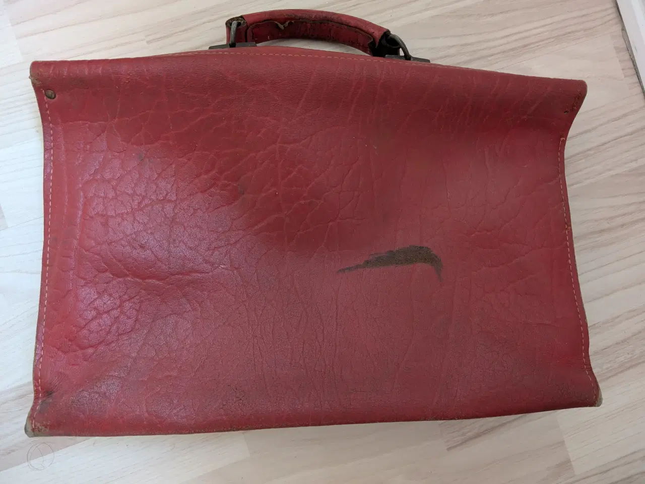 Billede 3 - Læder skoletaske 