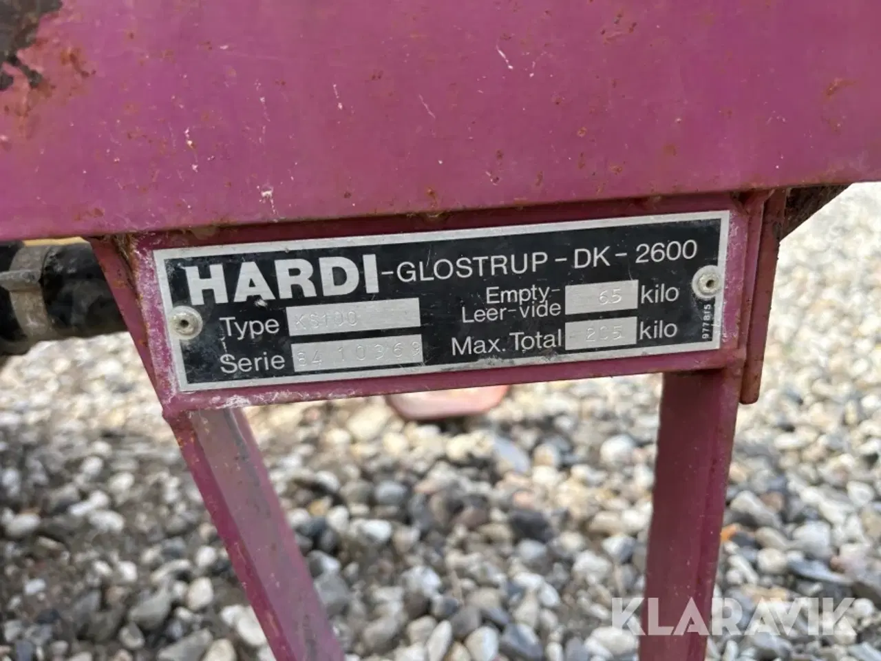 Billede 5 - Sprøjtevogn Hardi & Modena KS100 & MM70