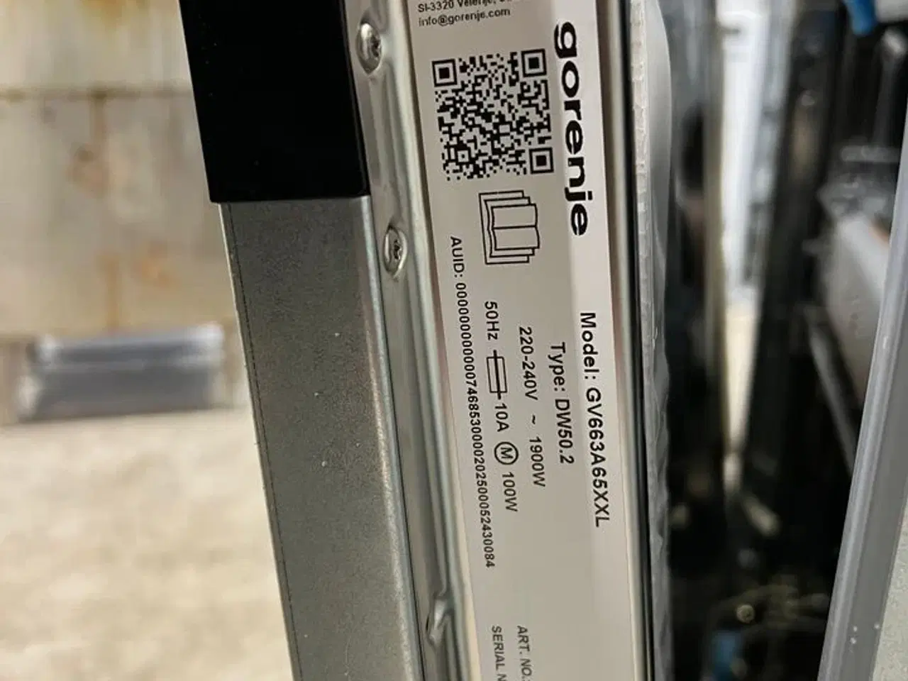 Billede 5 - Gorenje - splinterny integreret opvaskemaskine