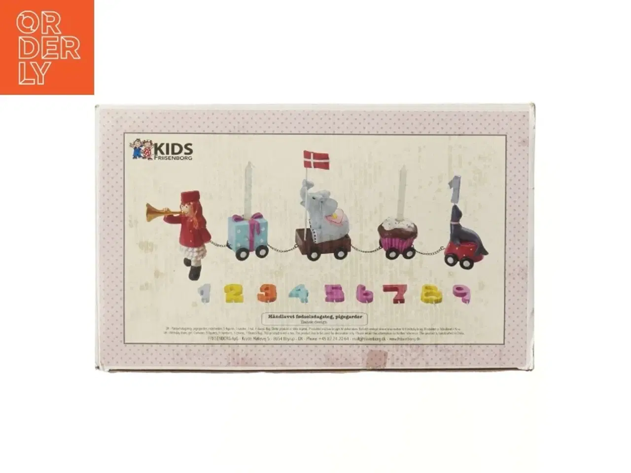 Billede 1 - Kids by Friis fødselsdagstog med lys og tal